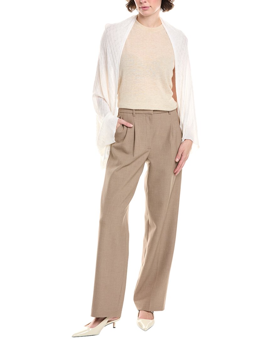 La Fiorentina Wool-blend Cocoon In White