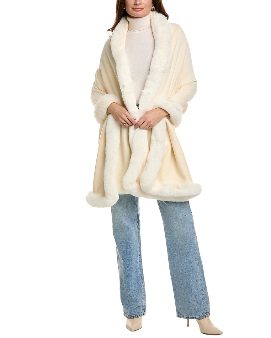 La Fiorentina Knit Wrap In White