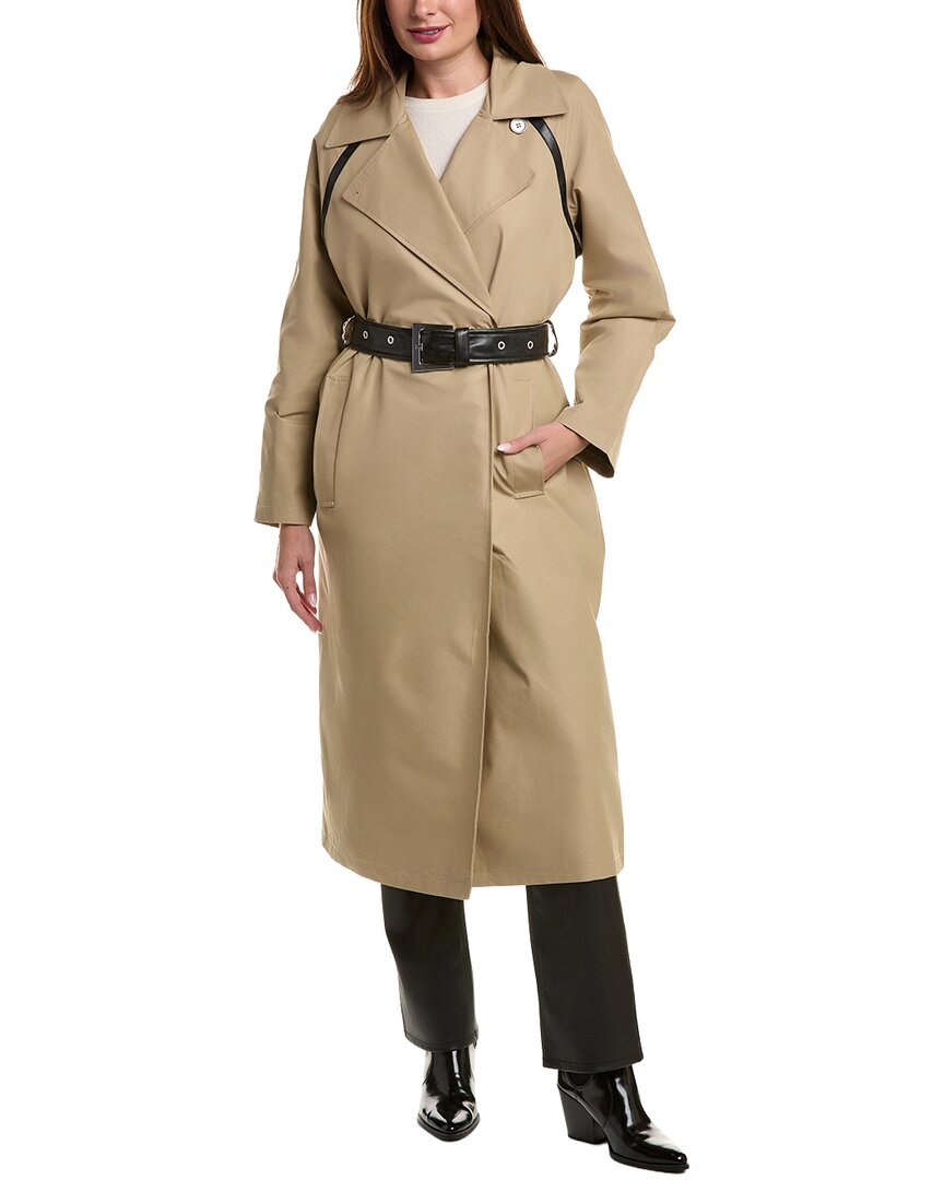 Apparis Marge Trench Coat In Multi