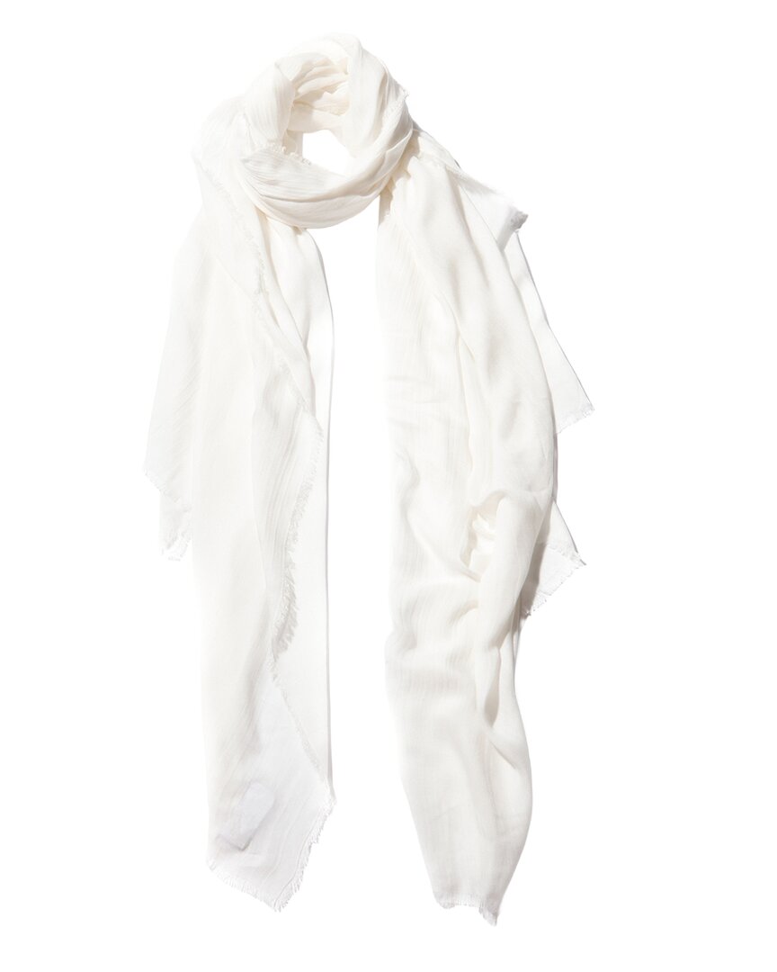 Blue Pacific Vintage Cashmere-blend Scarf In Brown