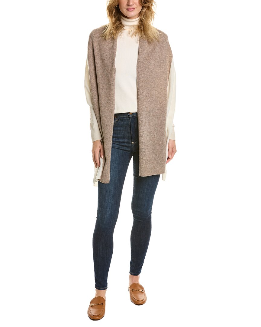 IN2 BY INCASHMERE IN2 BY INCASHMERE BASIC TWO-TONE CASHMERE WRAP