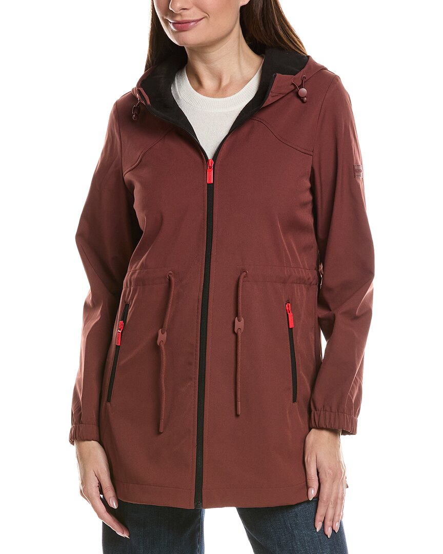 Hunter Florence Softshell Short Jacket In Brown