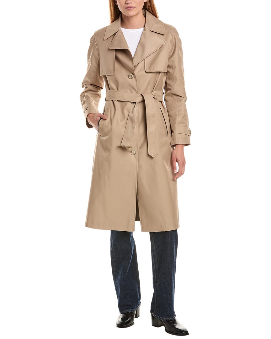 Via Spiga Trench Coat In Brown