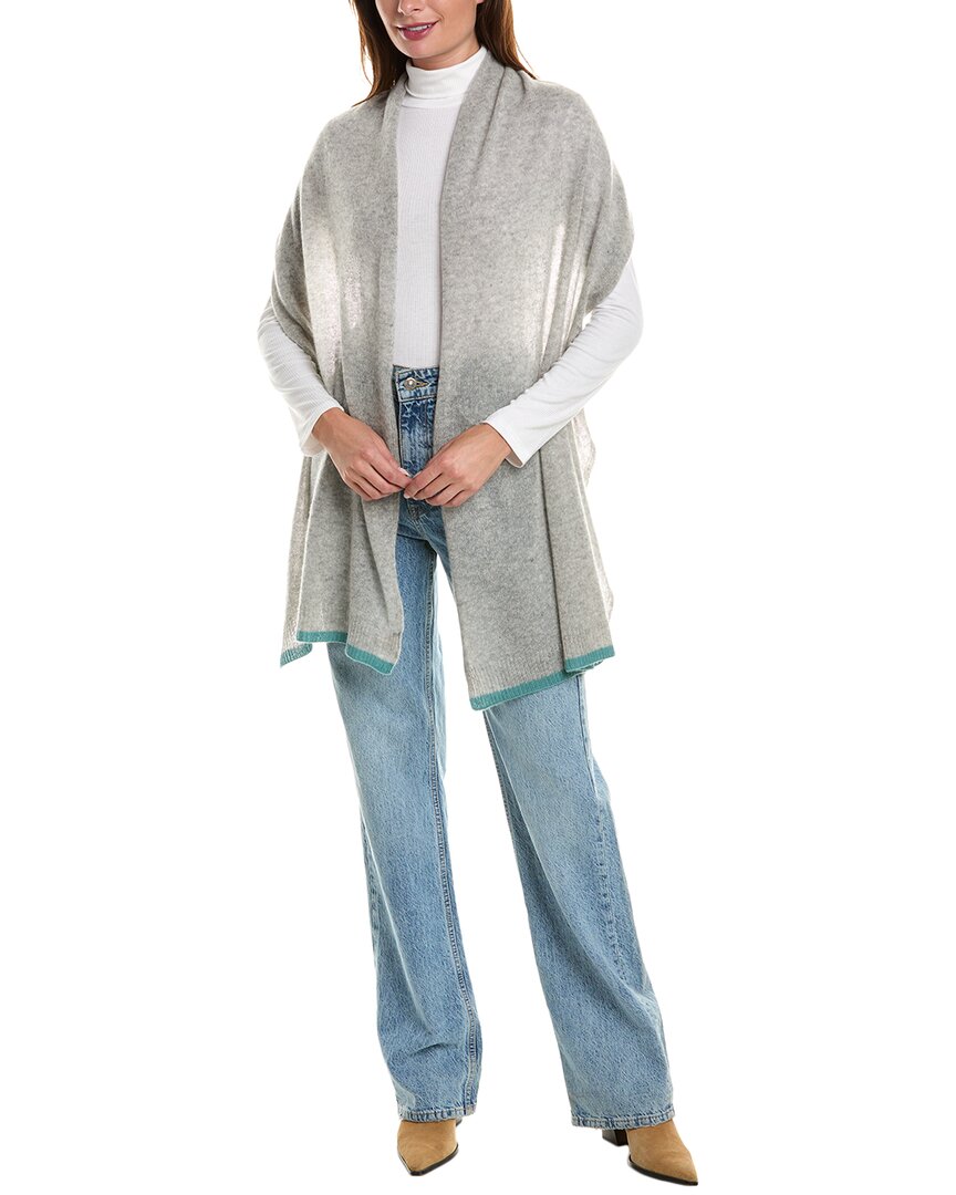 Portolano Oblong Wrap In Flat Jersey With Tips On