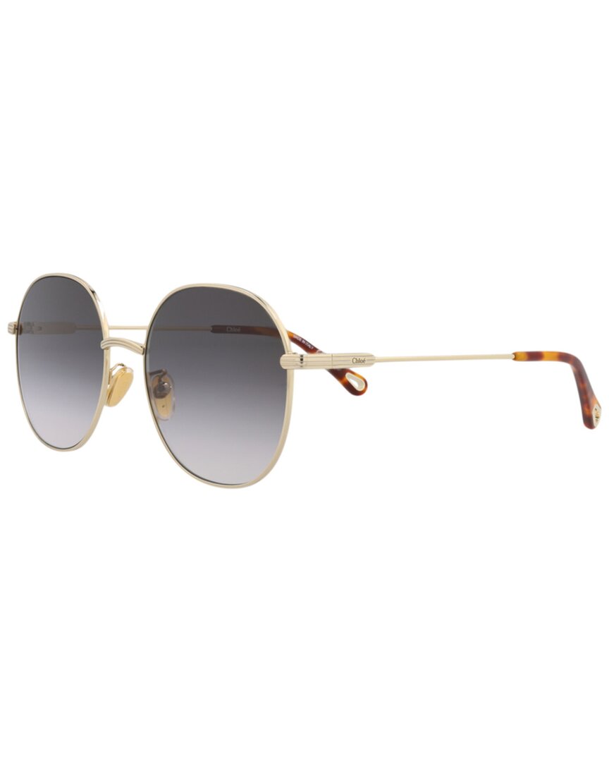 Chloé Women's Ch0140sa 57mm Sunglasses In Gold