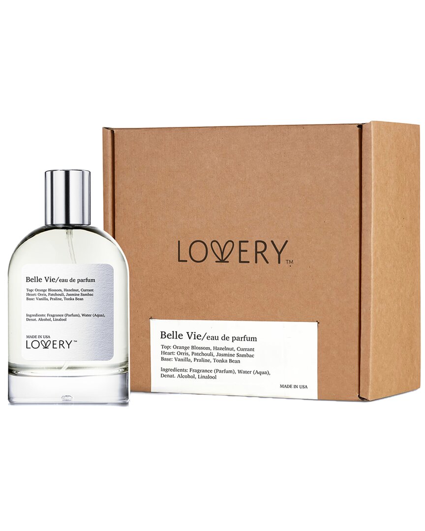 Lovery Unisex 3.4oz Belle Vie Edp Spray