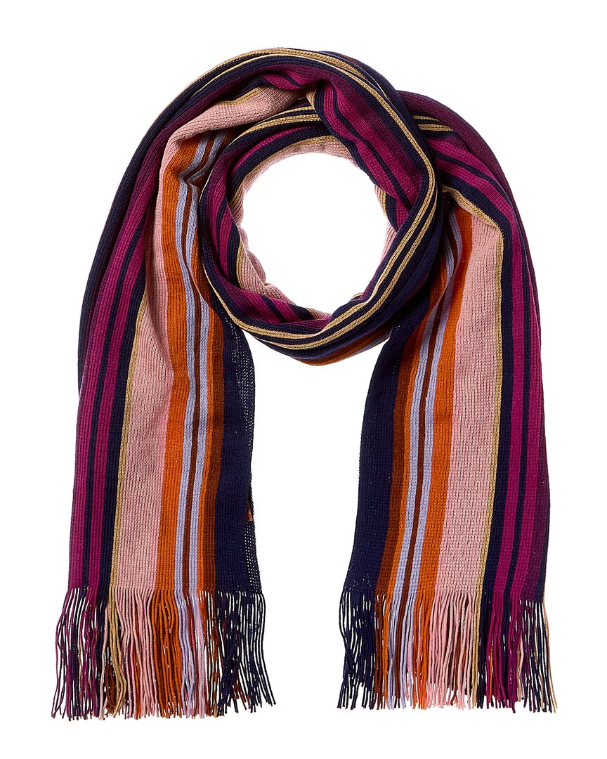Missoni Wool-blend Scarf In Orange