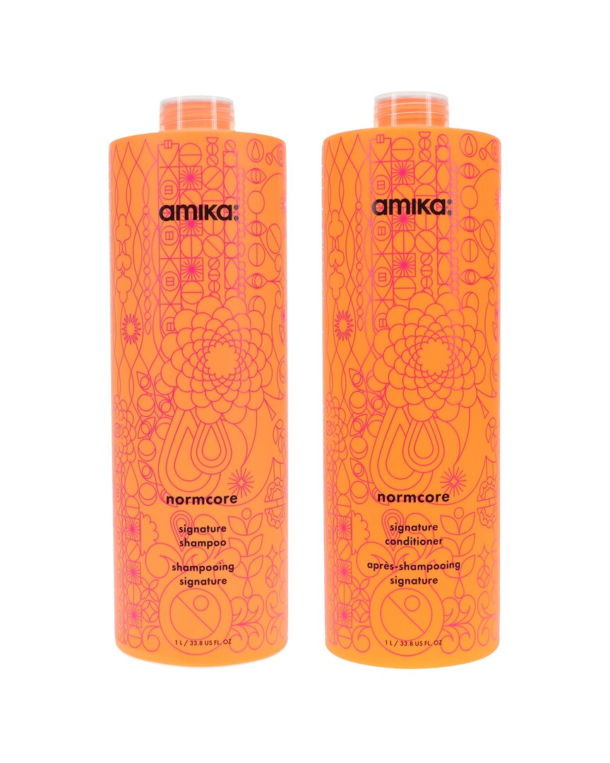 Amika 67.6oz Normcore Signature Shampoo & Conditioner Combo Pack