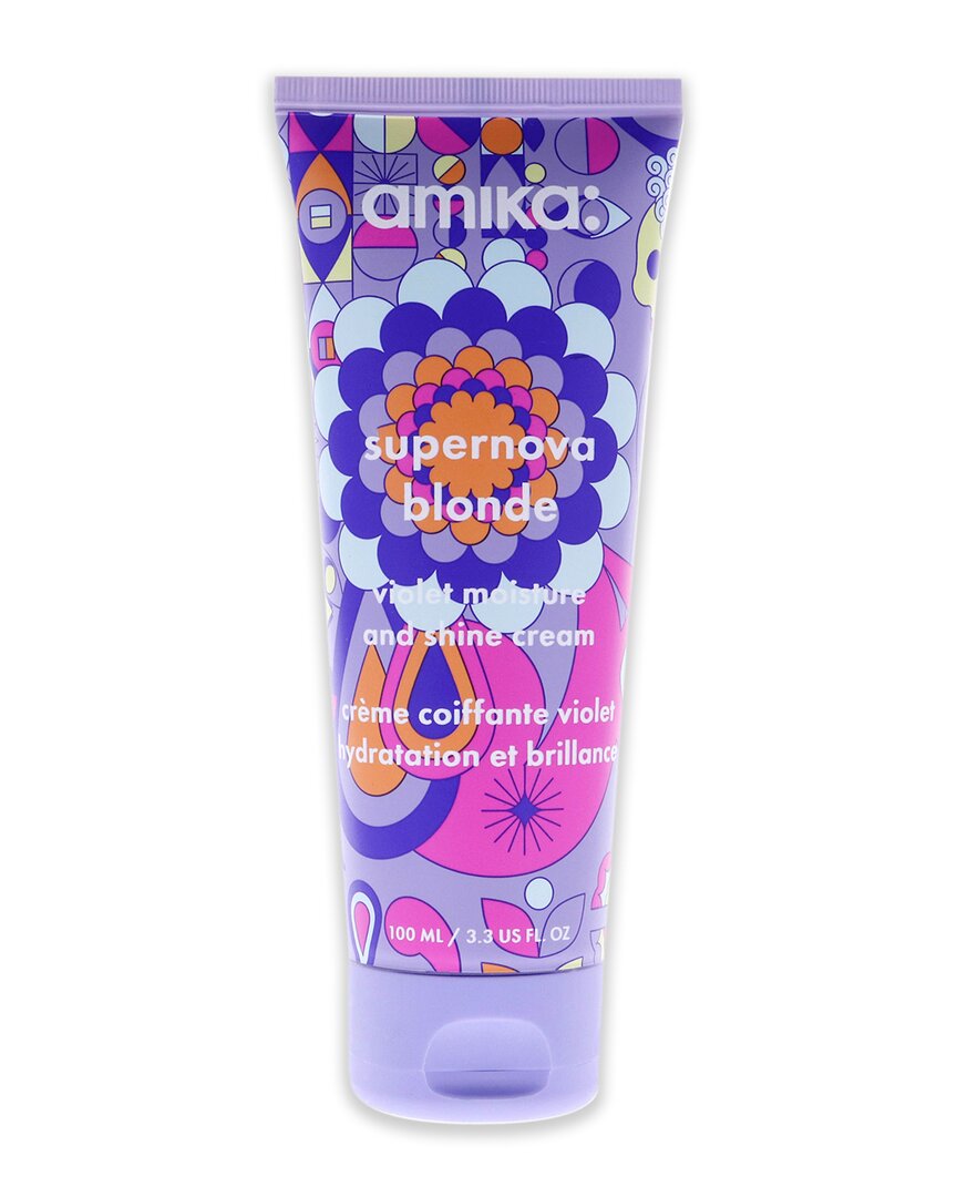 Amika Unisex 3.3oz Supernova Blonde Violet Moisture And Shine Cream