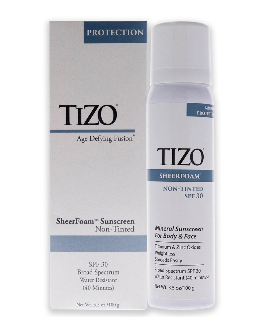 Tizo Unisex 3.5oz Sheerfoam Body And Face Non-tinted Spf 30 Sunscreen