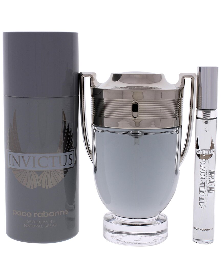 Rabanne Paco  Men's Invictus Gift Set Fragrances 3349668635115
