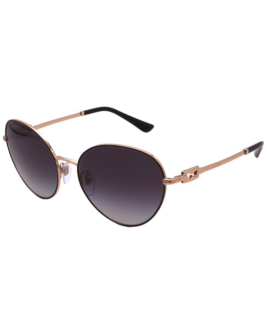Bulgari Bvlgari Women's Bv6171 58mm Sunglasses In Gold