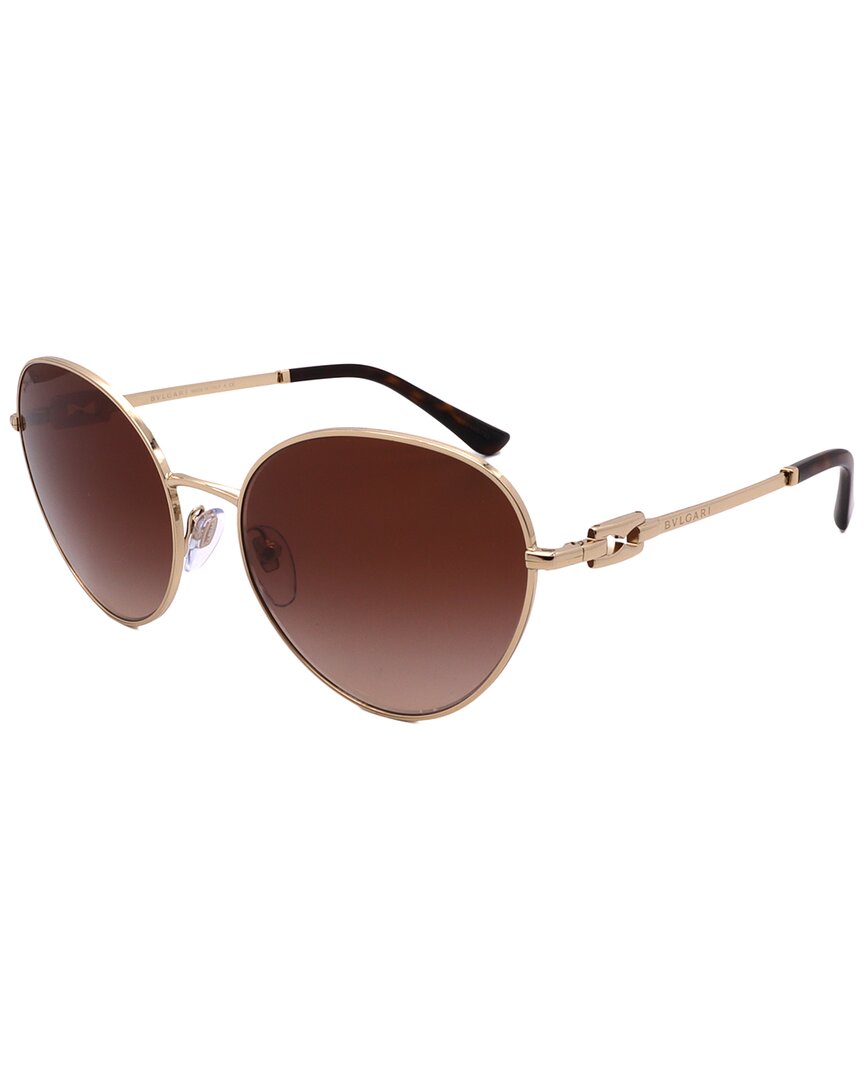 Bulgari Bvlgari Women's Bv6174 58mm Sunglasses In Gold