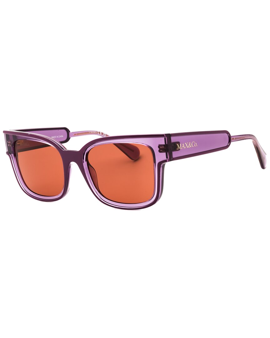 Max & Co By Max Mara Women's Mo0098 53mm Sunglasses In Pink