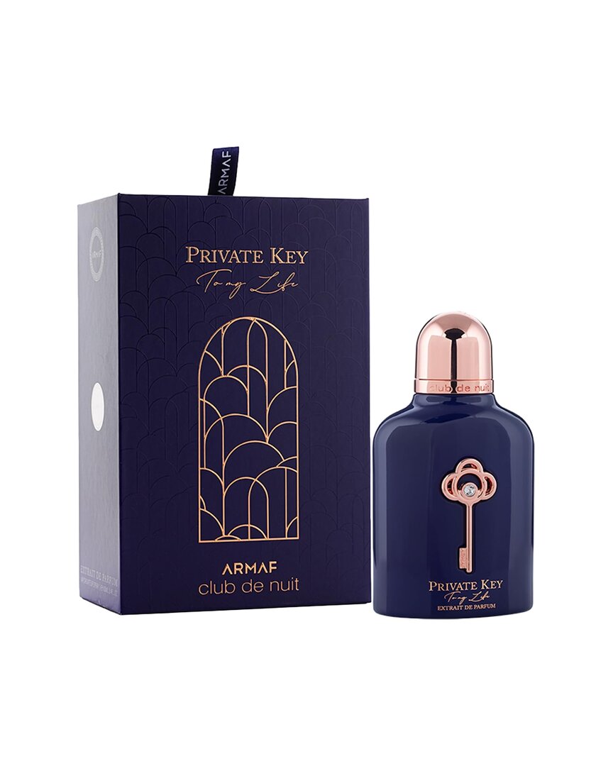 Armaf Unisex 3.4Oz Club De Nuit Private Key To My Life Extrait De Parfum Spray