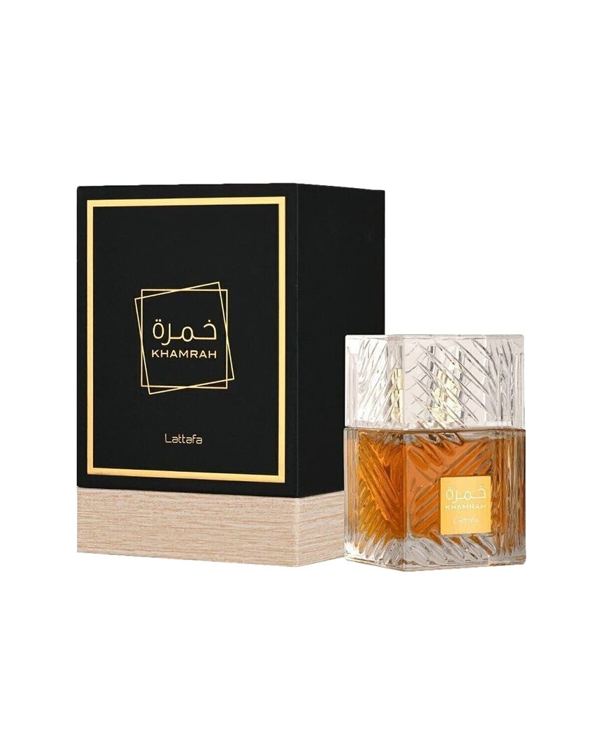 Lattafa Unisex 3.4oz Khamrah Edp Spray