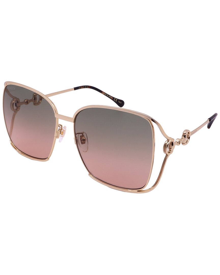 Gucci Women's Gg1020s 61mm Sunglasses In Gold