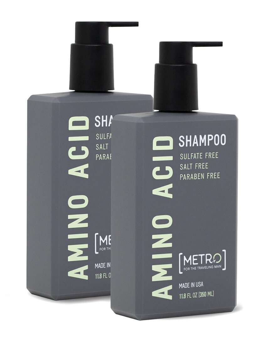 Metro Man 350ml Amino Acid Shampoo -2pk