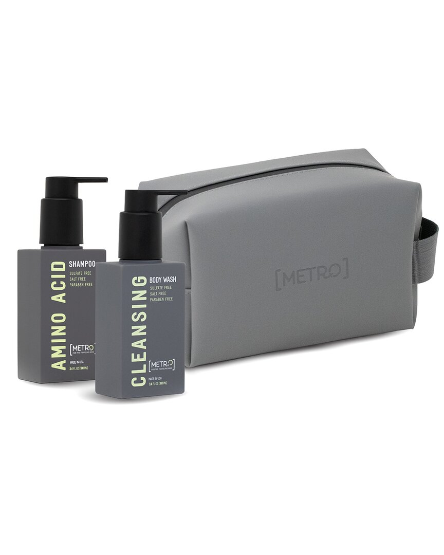 Metro Man Travel Size Shampoo & Body Wash Bundle - 100ml
