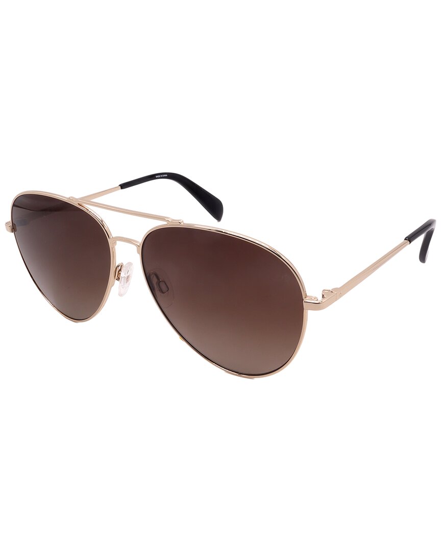 Rag & Bone Unisex Rnb5052 59mm Sunglasses In Brown