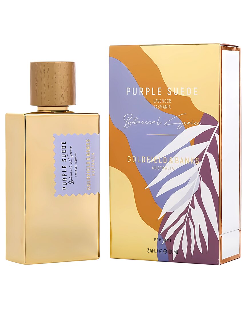Goldfield & Banks Unisex 3.4oz Purple Suede Extrait De Parfum In White