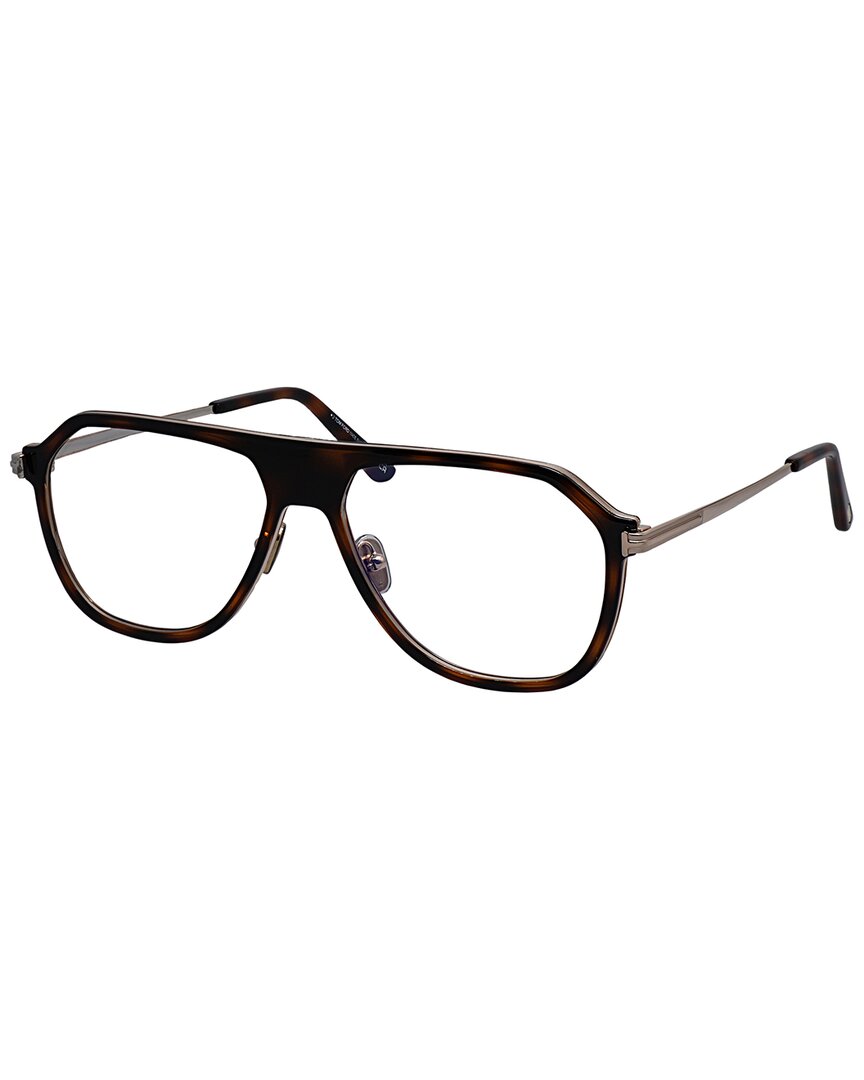 Tom Ford Men's 56056 56mm Optical Frames In Brown