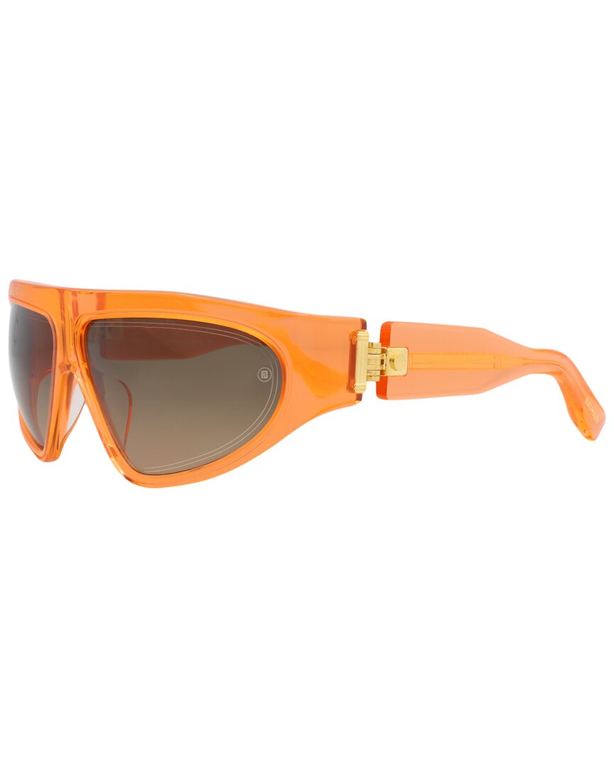 Balmain Unisex Bps-143d62 62mm Sunglasses In Orange