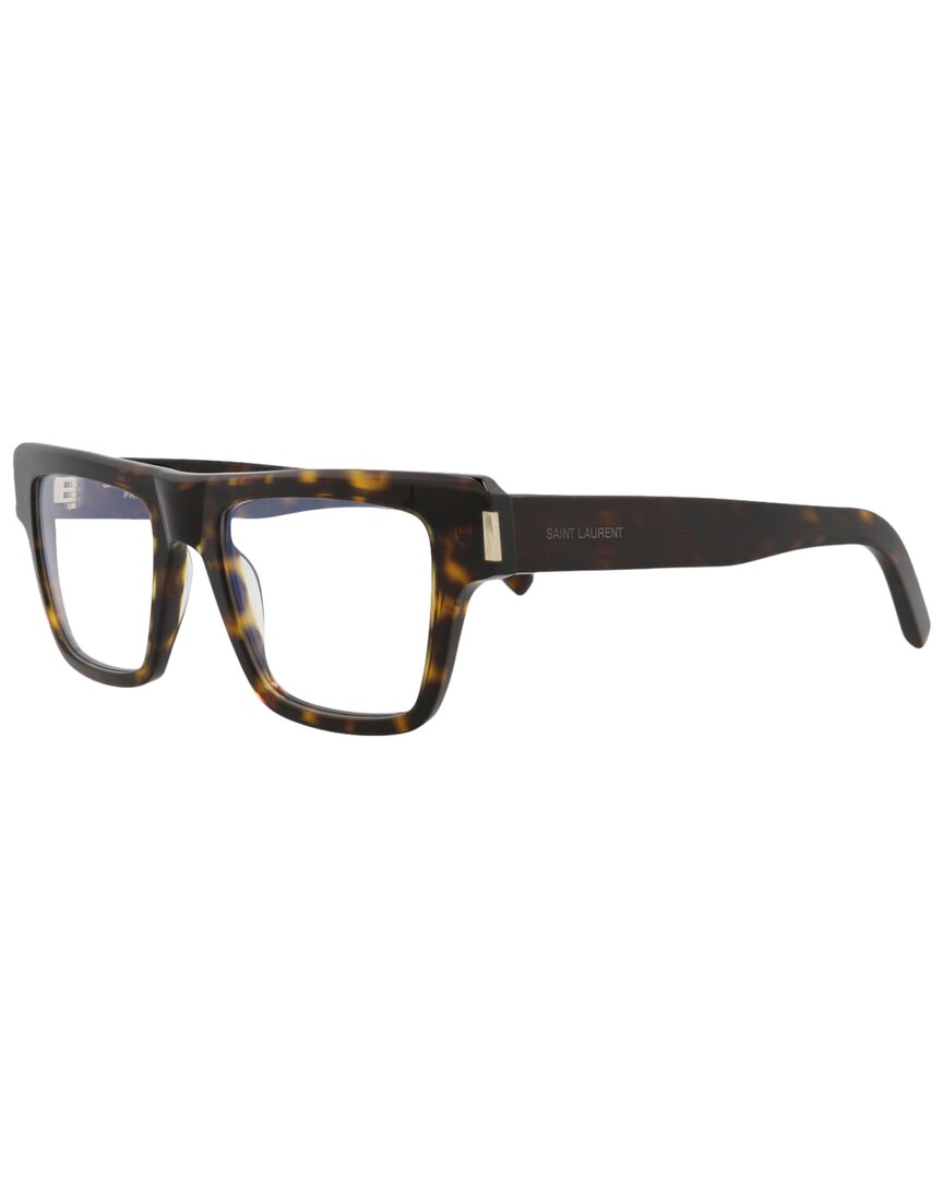 Saint Laurent Men's Sl469opt 51mm Optical Frames In Brown