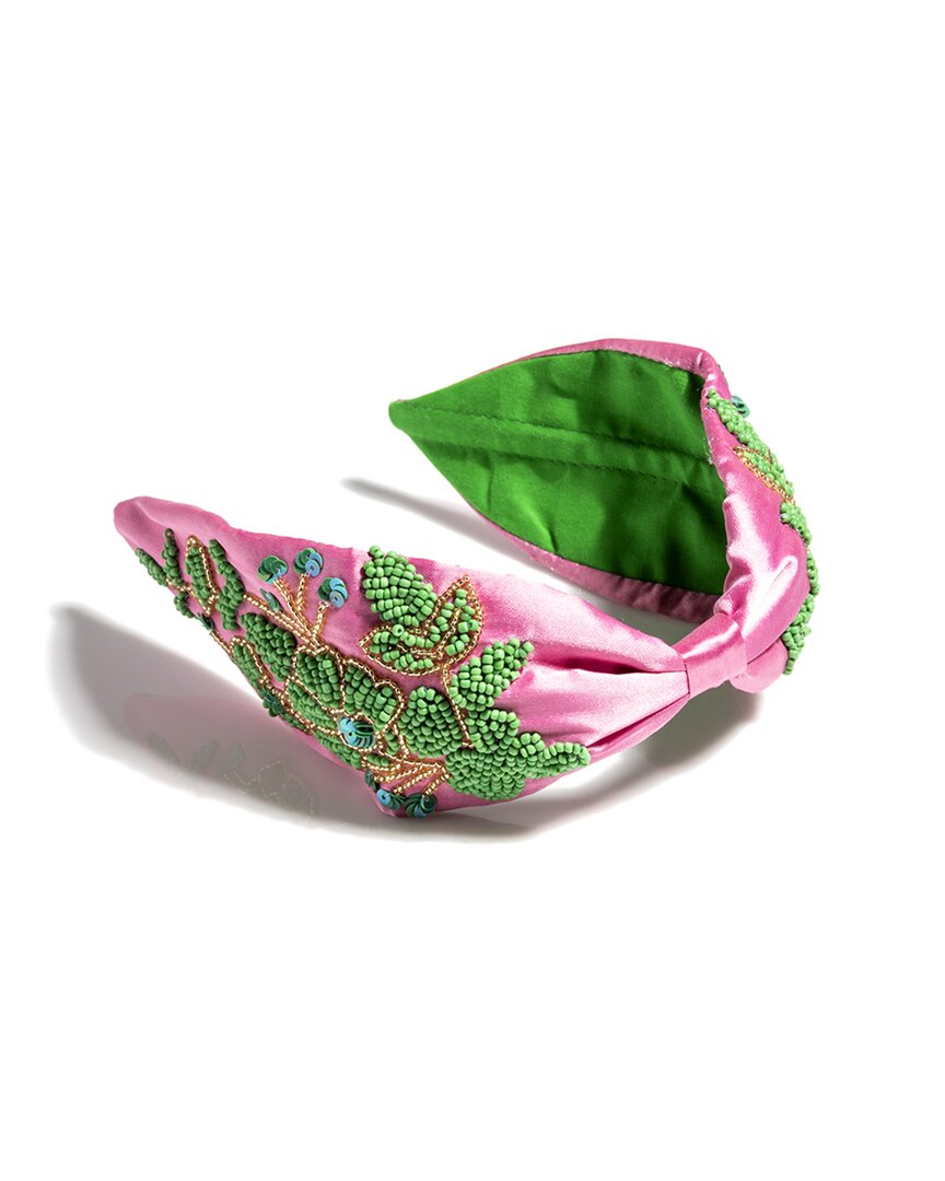 Shiraleah Embellished Wide Headband In Pink