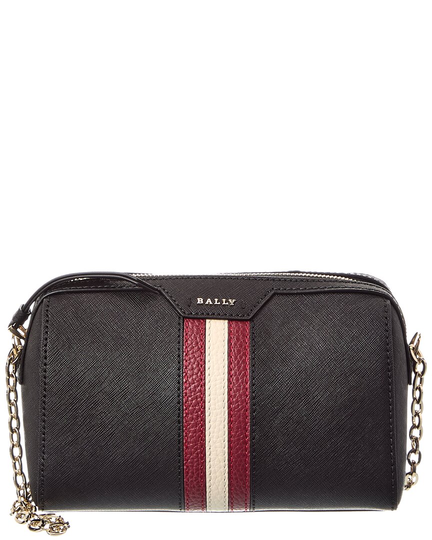 Bally Sary Leather Camera Bag In Burgundy