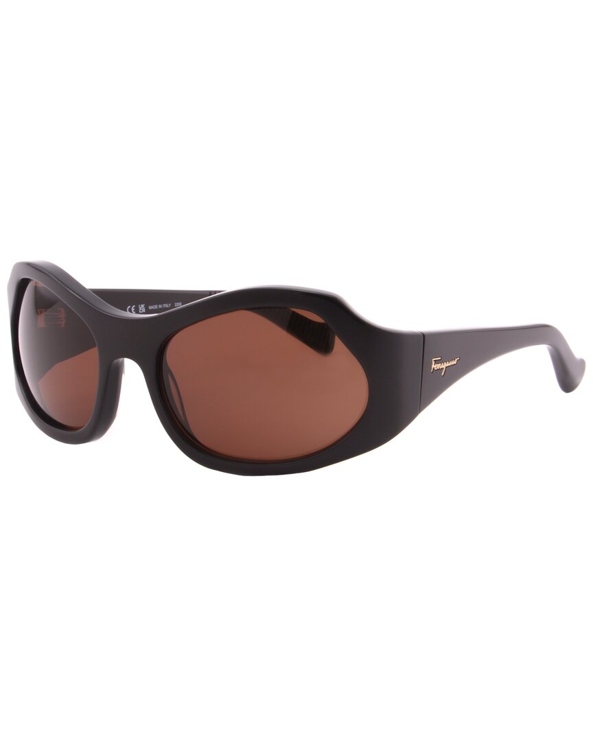 Ferragamo Unisex Sf1078s 59mm Sunglasses In Black
