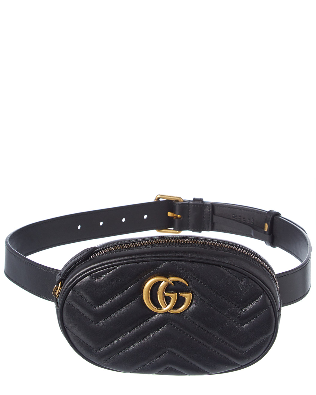 Gucci GG Marmont Matelasse Leather Belt Bag