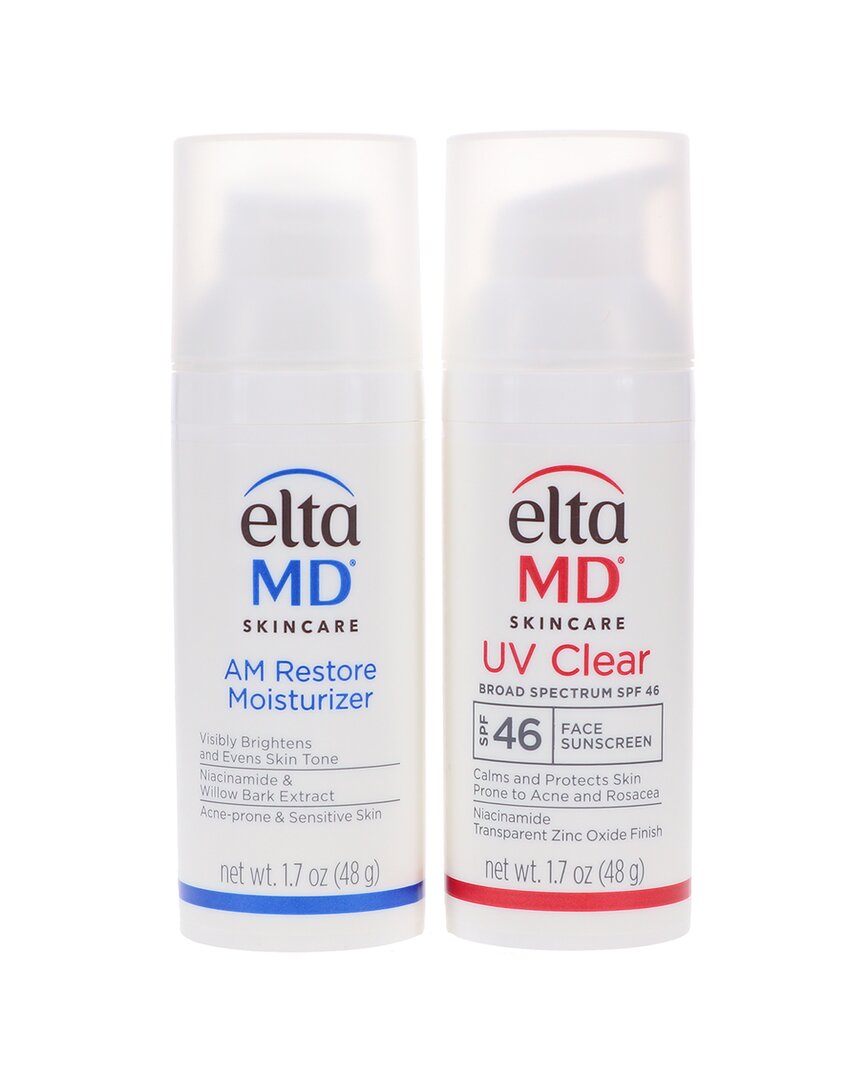 Eltamd 1.7oz Clear Skin Daily Duo Kit In Transparent