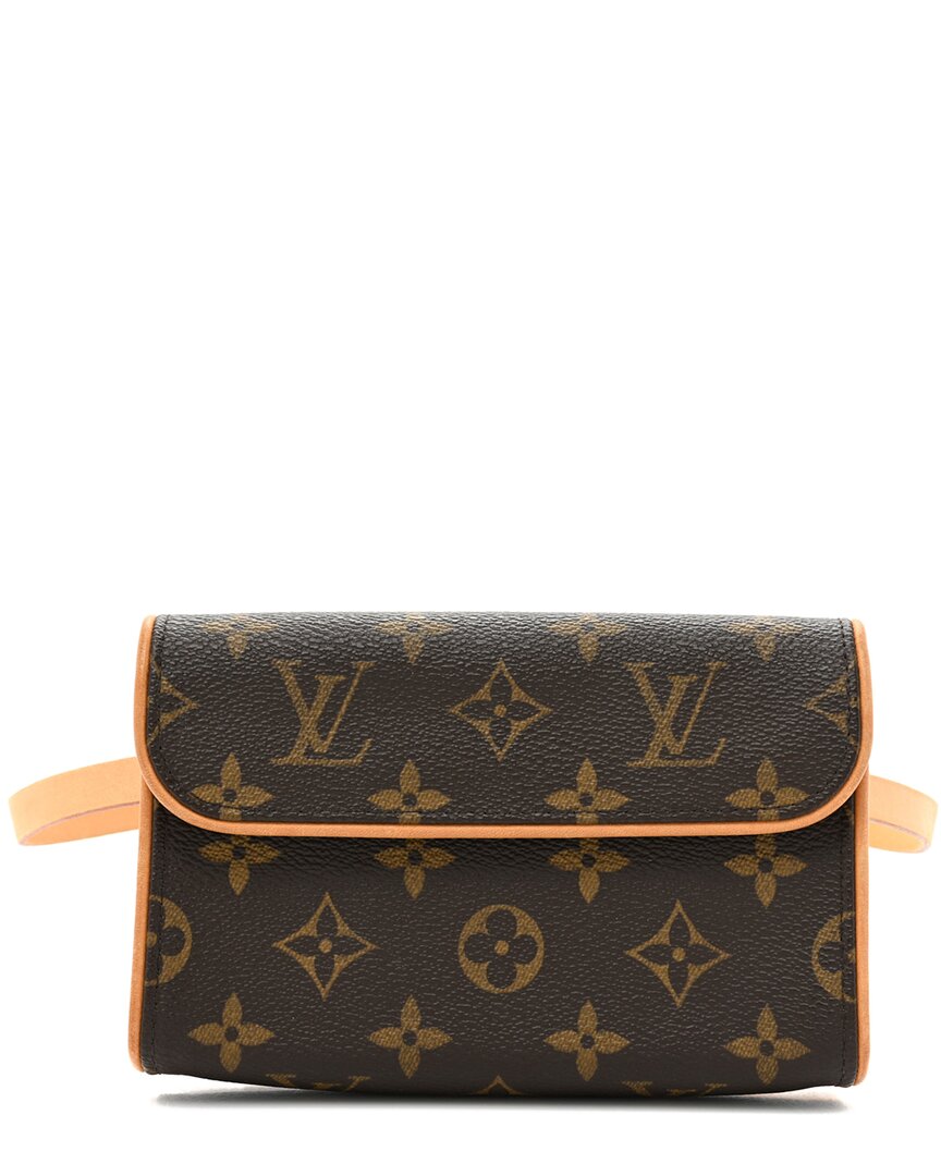 Pre-owned Louis Vuitton Monogram Canvas Pochette Florentine S (authentic )