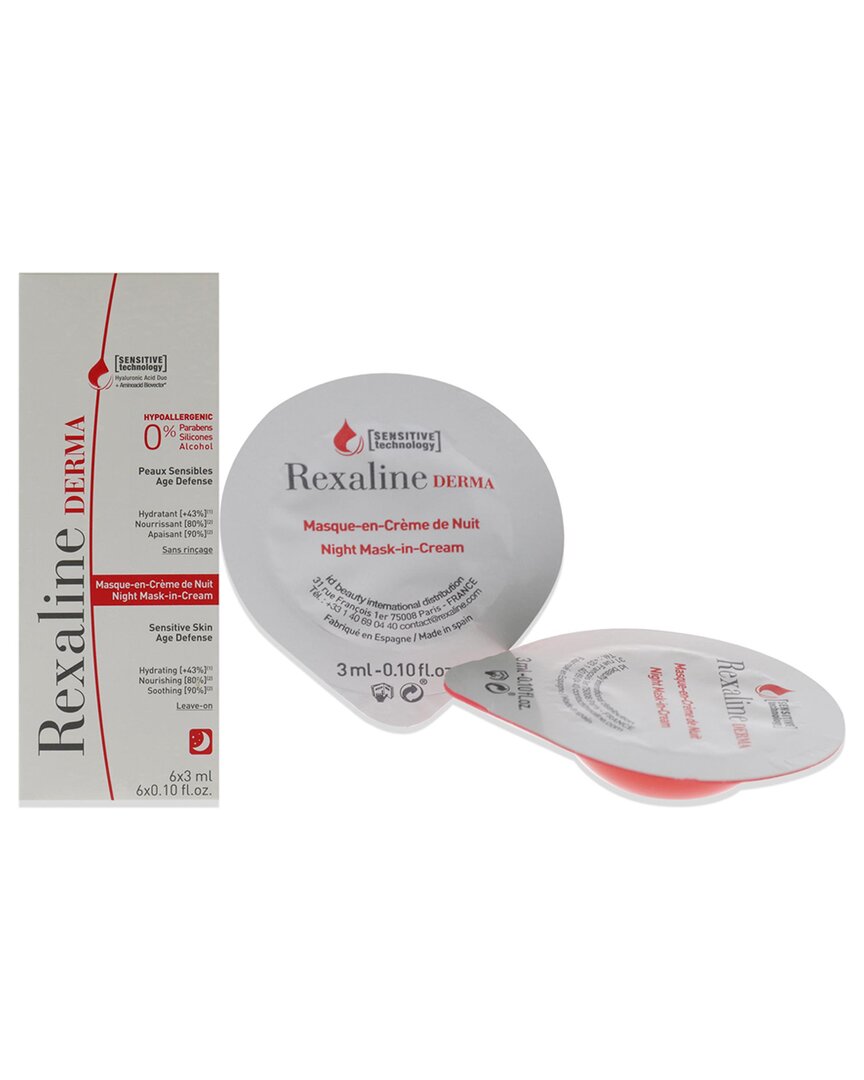 Rexaline Unisex 6 X 0.10oz Derma Night Mask-in-cream