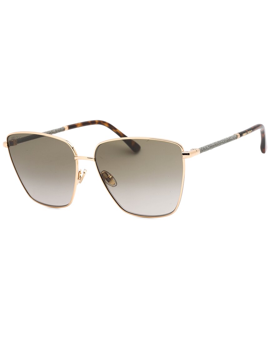 Jimmy Choo Women's Lavi/s 60mm Sunglasses In Gold