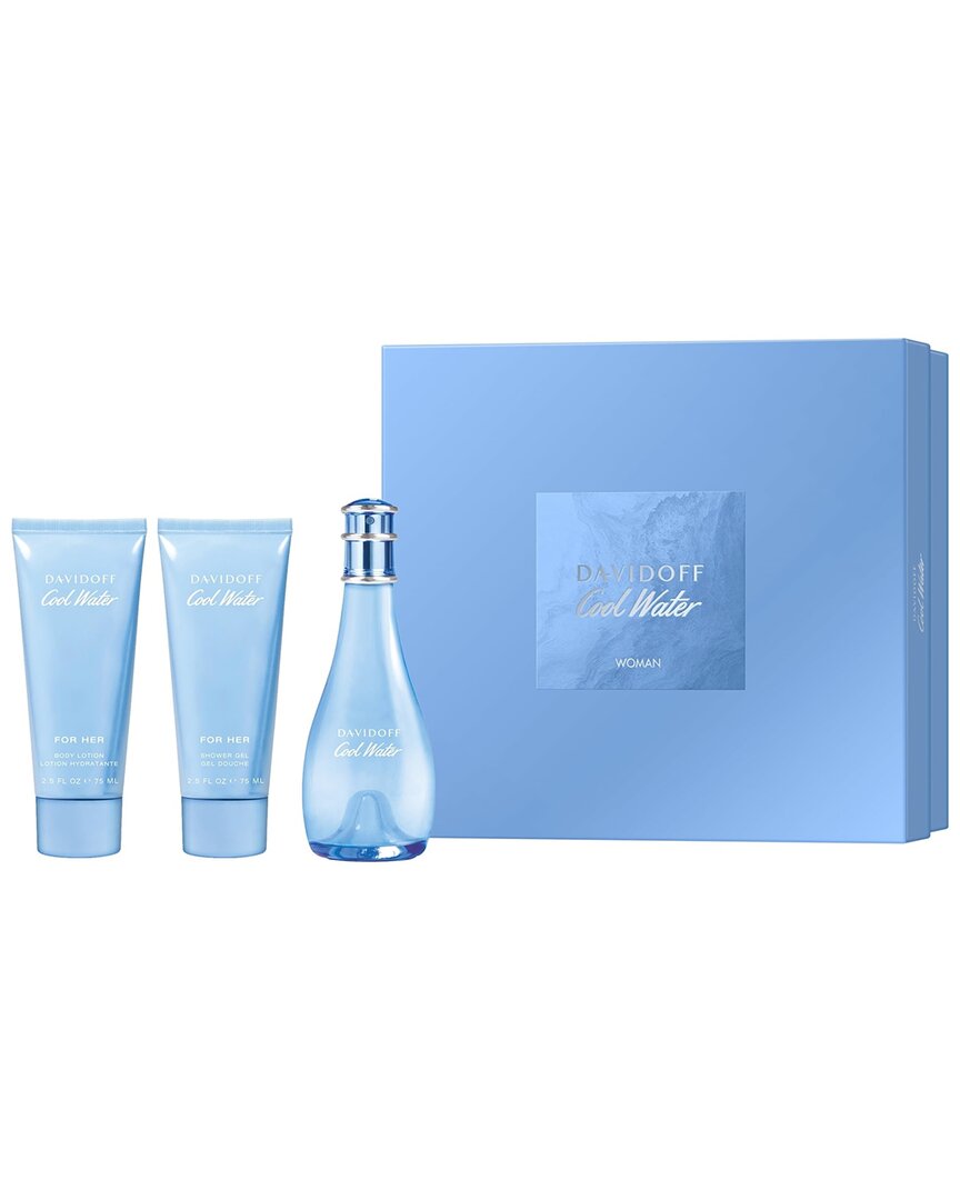 Davidoff Women's 3.4oz Cool Water 3pc Set