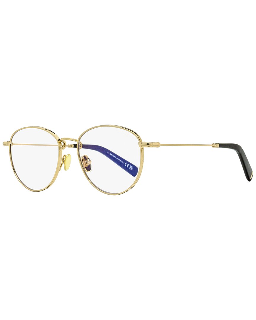 Shop Tom Ford Men's Tf5749 52mm Optical Frames In Gold