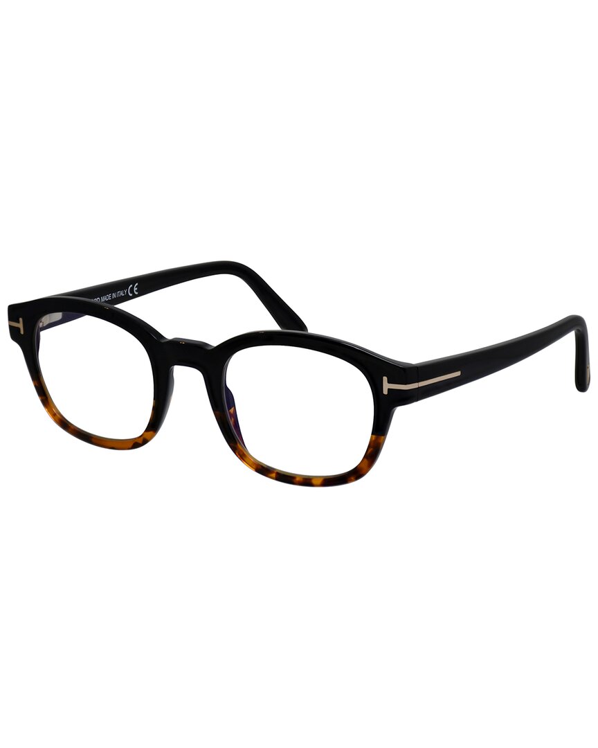 Shop Tom Ford Unisex Ft5808-b 49mm Optical Frames