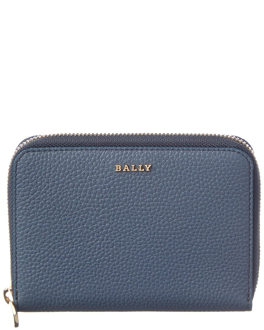 Bally Zelda Leather Coin Purse In Blue