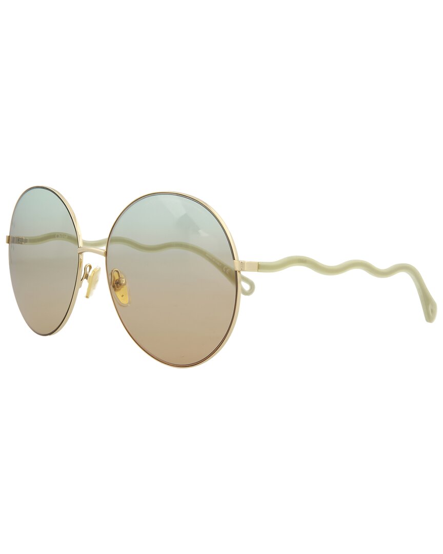Chloé Women's Ch0055s 62mm Sunglasses In Gold