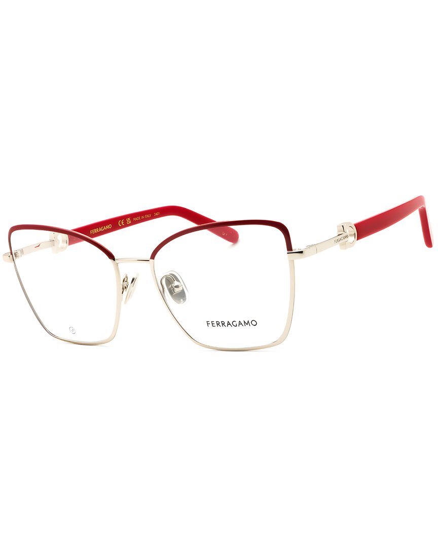 Ferragamo Women's 54mm Optical Frames In Yellow