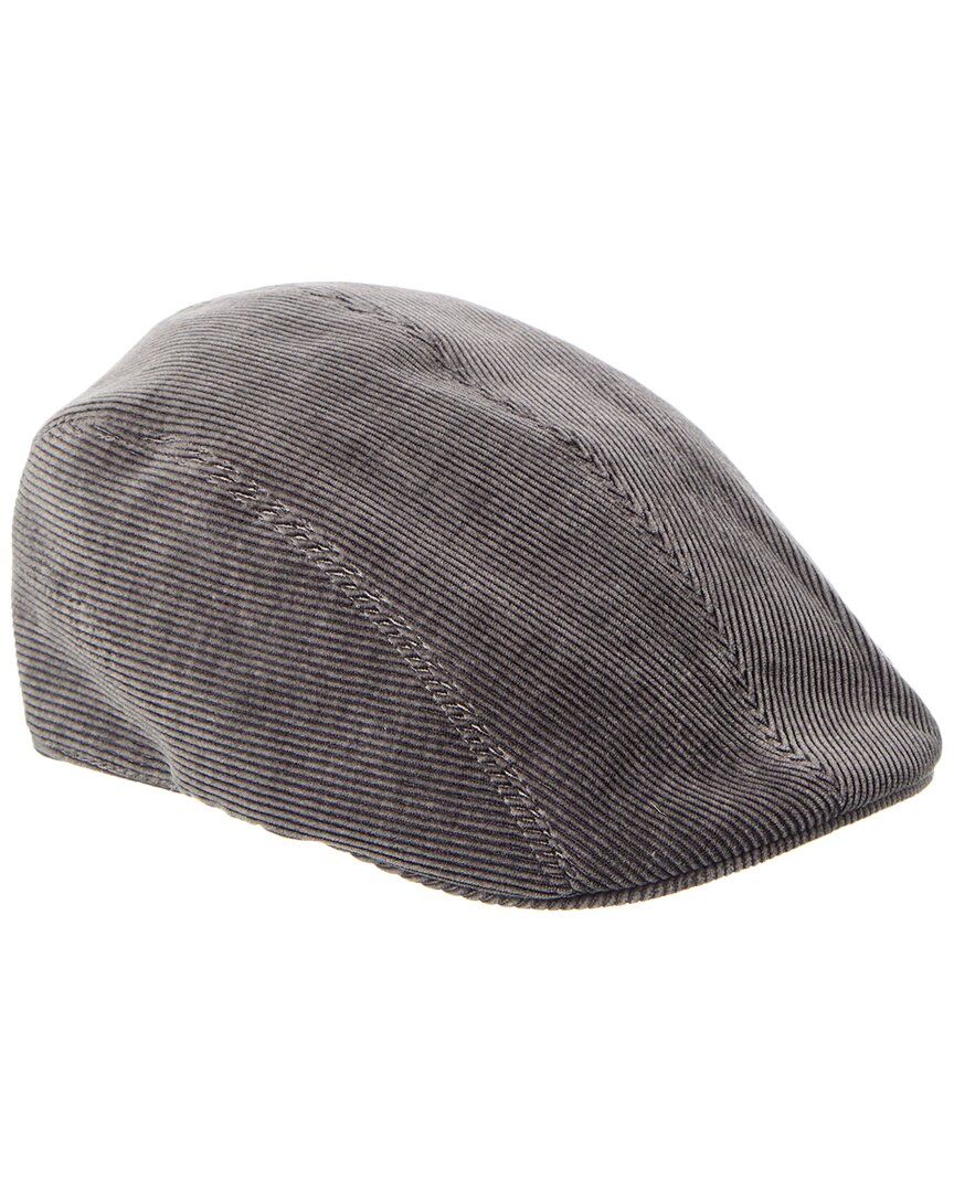 Brunello Cucinelli Leather-trim Cashmere-blend Hat In Brown