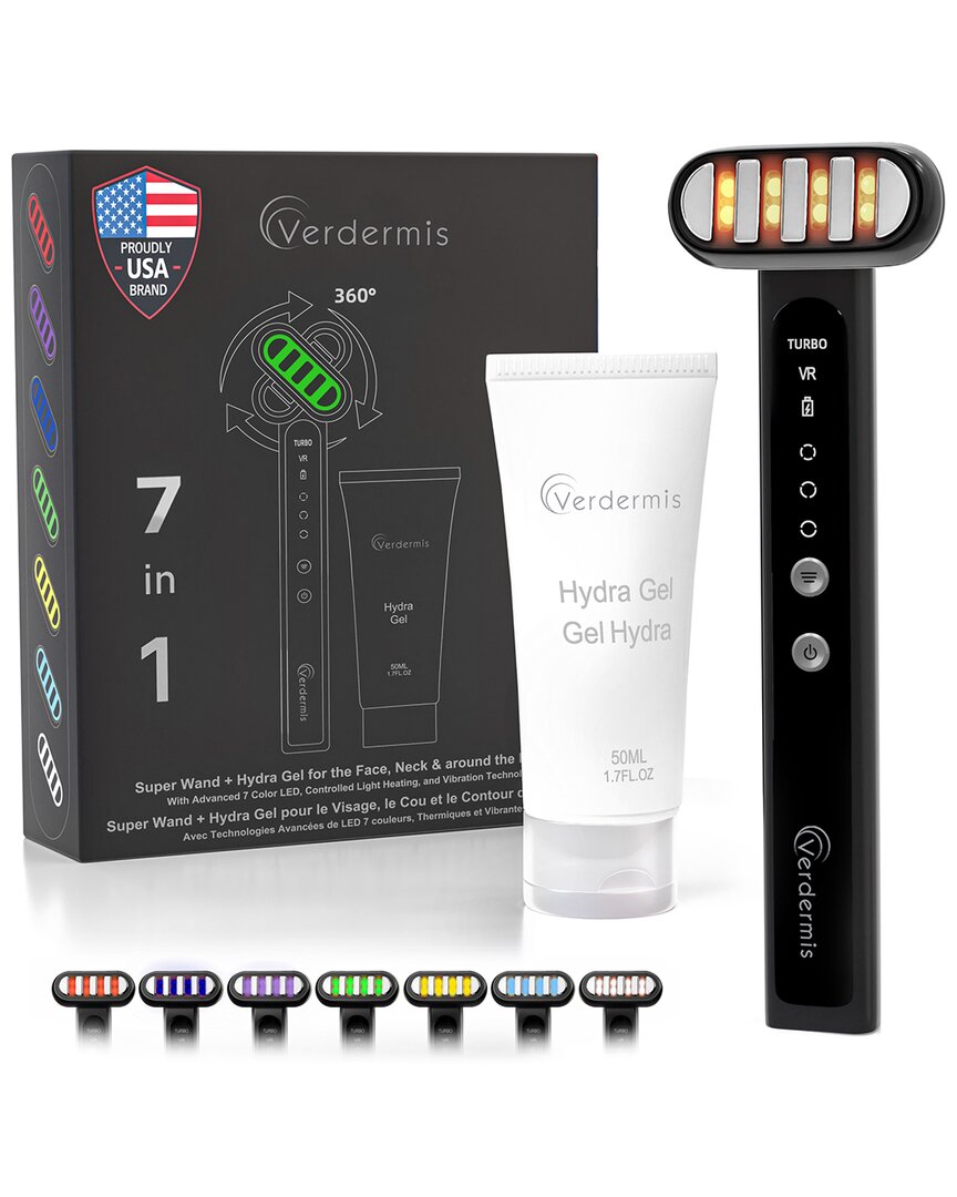 Verdermis Unisex 1.7oz 7 Color Led Super Wand + Hydra Gel