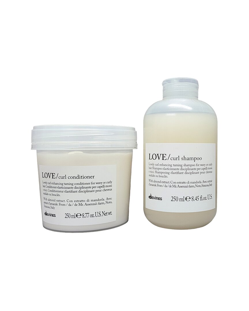 Davines Unisex Love Curl Enhancing Shampoo & Conditioner Duo