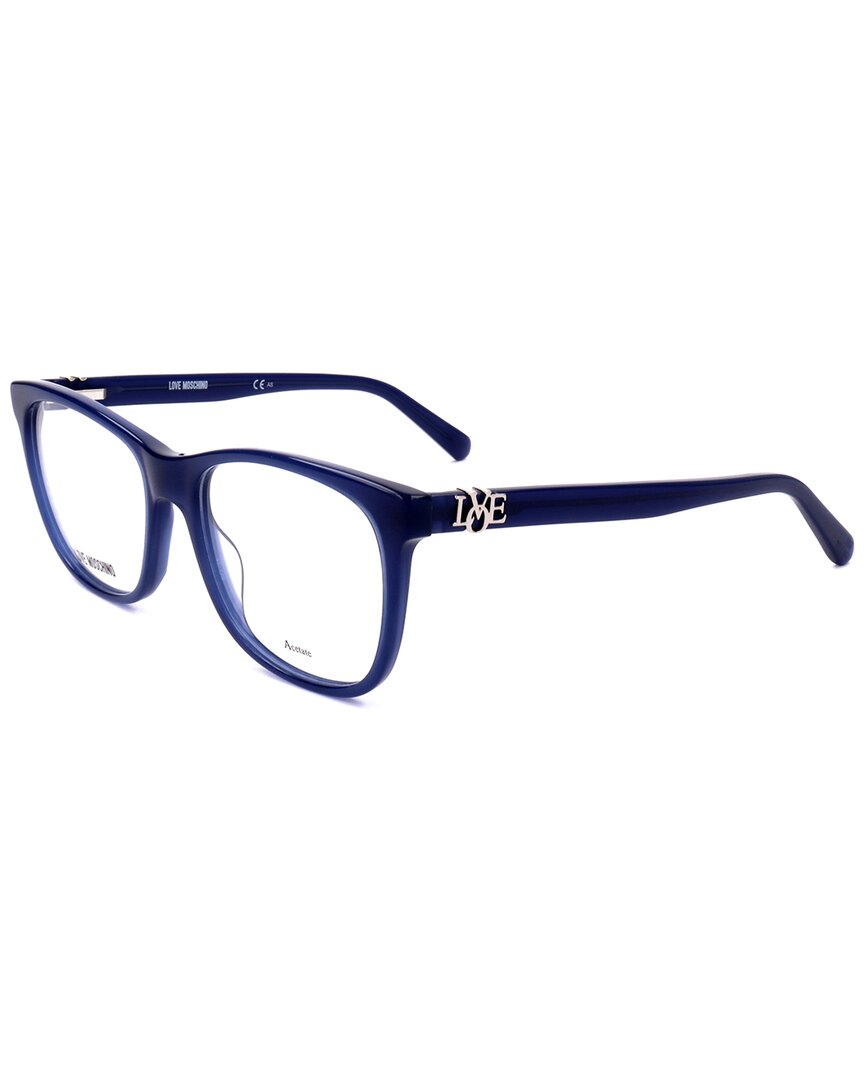 Love Moschino Women's Mol520 52mm Optical Frames In Blue