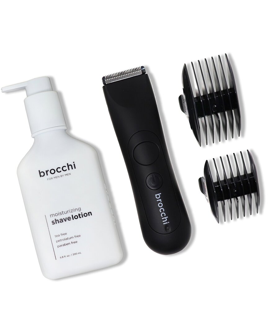 Sebastian Brocchi Brocchi Waterproof Usb Trimmer & Moisturizing Shave Lotion Bundle