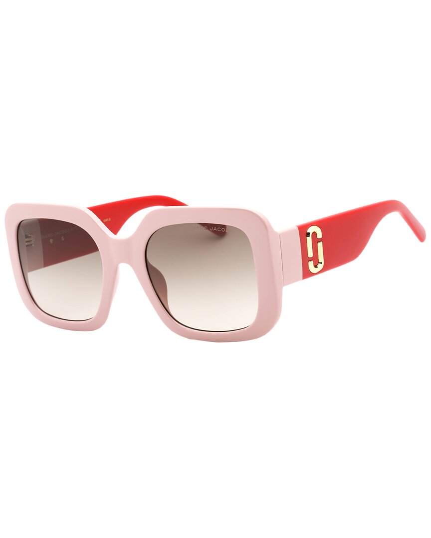 Marc Jacobs Eyewear Square Frame Sunglasses In Pink