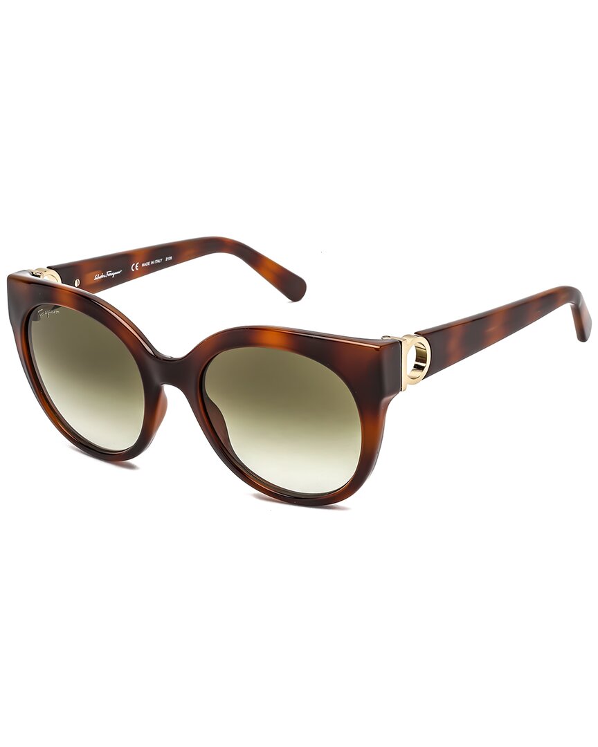 Ferragamo Women's Sf1031s 53mm Sunglasses In Brown
