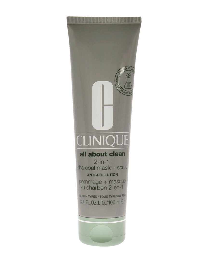 Clinique Women's 3.4oz All About Clean 2-in-1 Charcoal Mask Plus Scrub